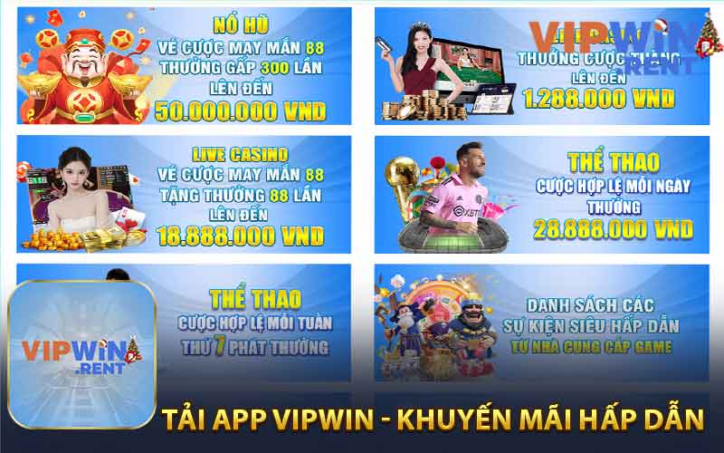 tải app vipwin - khuyến mãi hấp dẫn