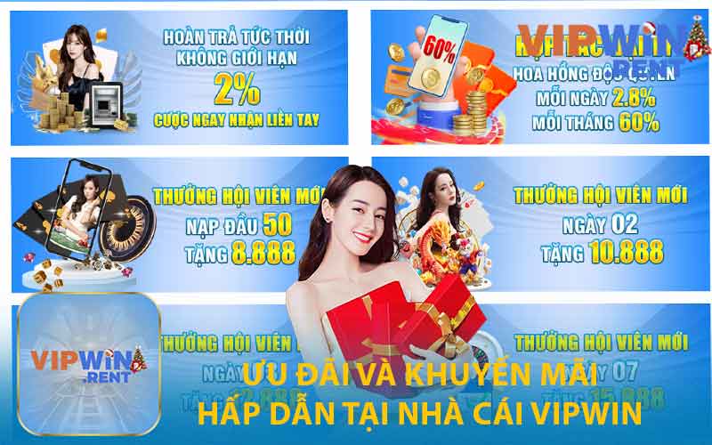 Ưu Đãi Và Khuyến Mãi Hấp Dẫn Tại Nhà Cái VIPWIN
